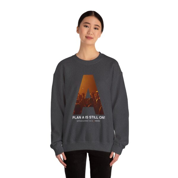 Plan A is Still On | Unisex Heavy Blend™ Crewneck Sweatshirt - Image 9