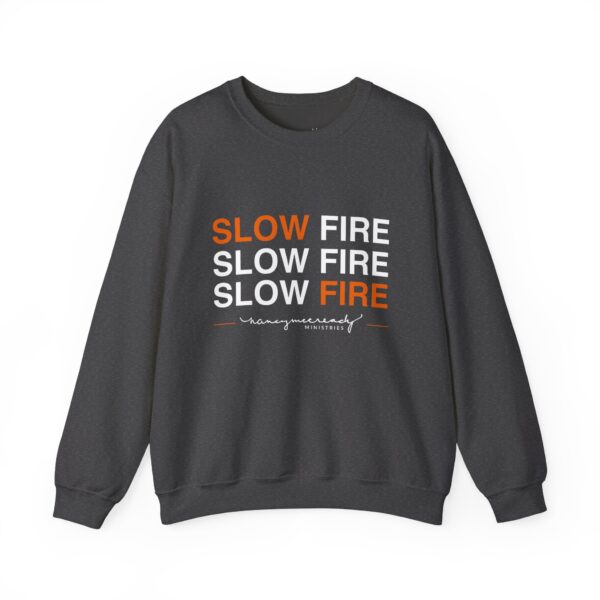 Slow Fire | Unisex Heavy Blend™ Crewneck Sweatshirt - Image 7