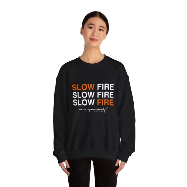 Slow Fire | Unisex Heavy Blend™ Crewneck Sweatshirt - Image 2