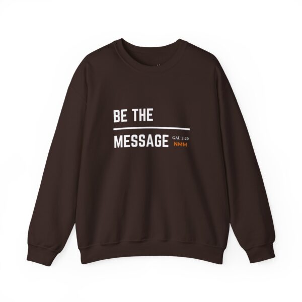 Be the Message | Unisex Heavy Blend™ Crewneck Sweatshirt - Image 4