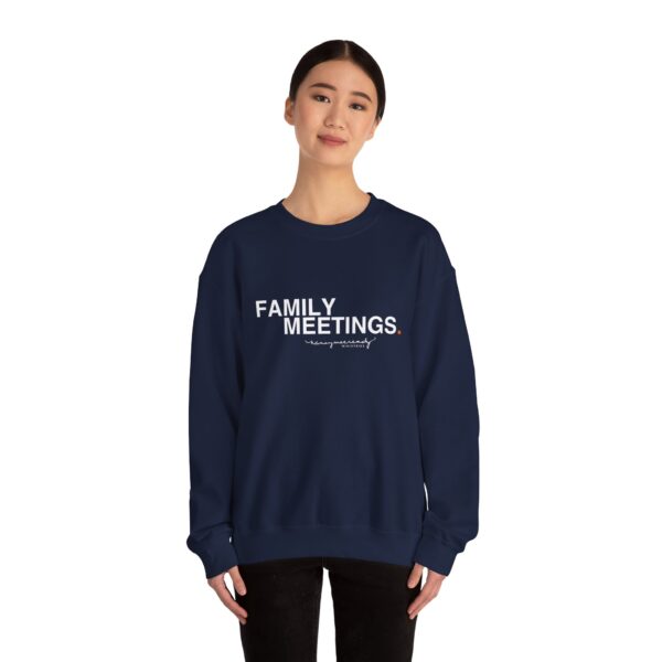 Family Meetings | Unisex Heavy Blend™ Crewneck Sweatshirt - Image 18