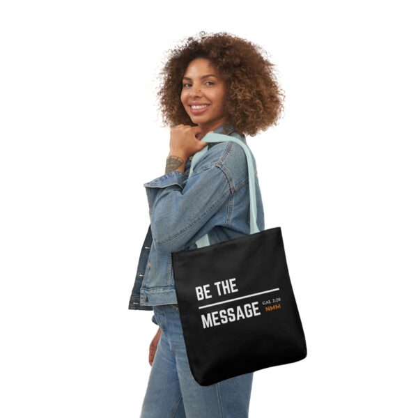 Be The Message Polyester Canvas Tote Bag - Image 32