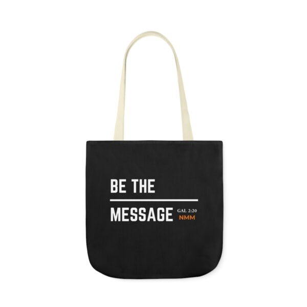 Be The Message Polyester Canvas Tote Bag - Image 41