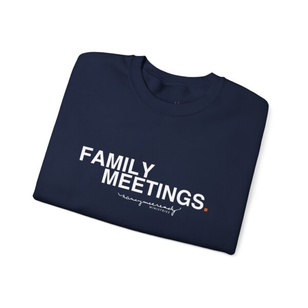 Family Meetings | Unisex Heavy Blend™ Crewneck Sweatshirt - Image 17