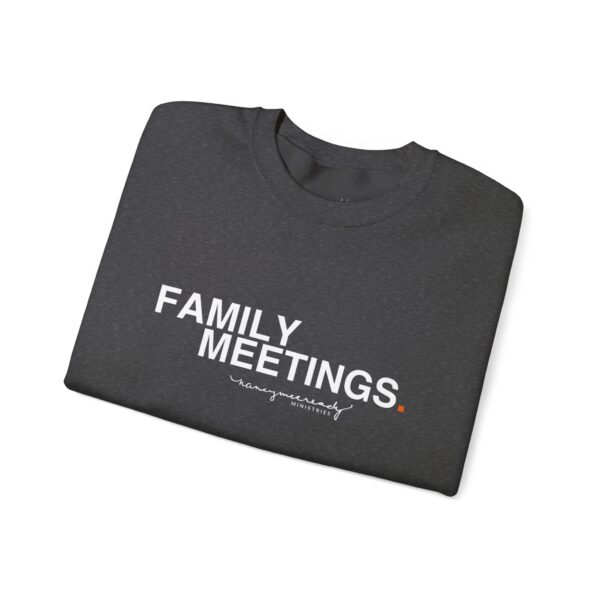 Family Meetings | Unisex Heavy Blend™ Crewneck Sweatshirt - Image 8