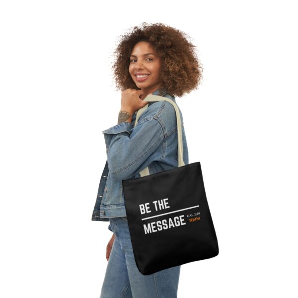 Be The Message Polyester Canvas Tote Bag - Image 24