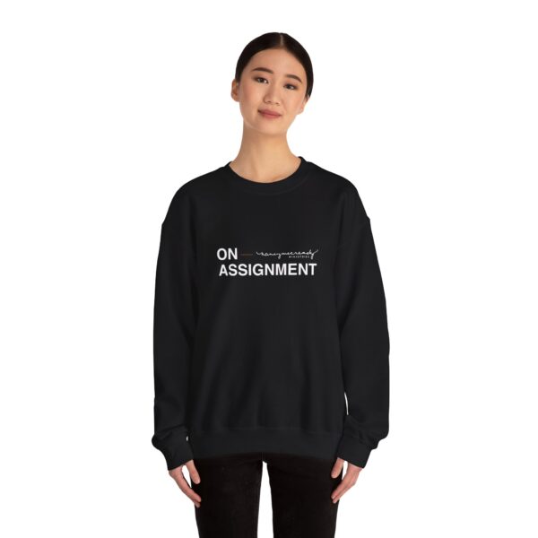 On Assignment | Unisex Heavy Blend™ Crewneck Sweatshirt - Image 2