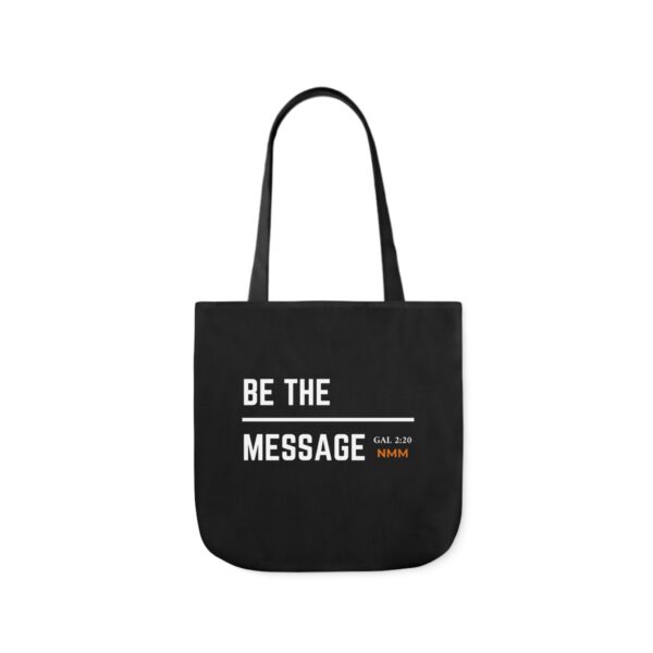 Be The Message Polyester Canvas Tote Bag - Image 25