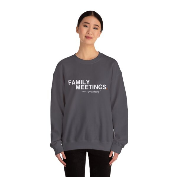 Family Meetings | Unisex Heavy Blend™ Crewneck Sweatshirt - Image 15