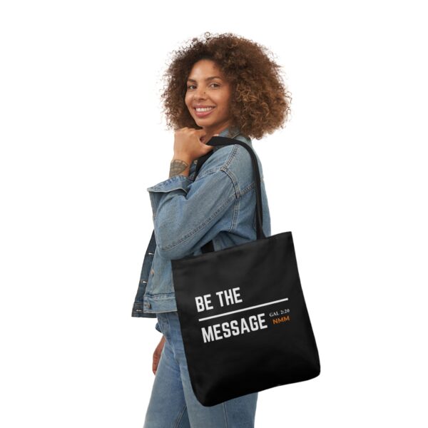 Be The Message Polyester Canvas Tote Bag - Image 48