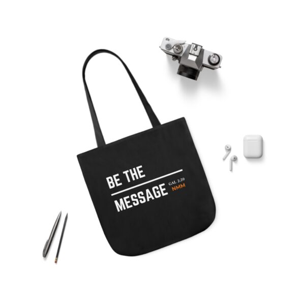 Be The Message Polyester Canvas Tote Bag - Image 7