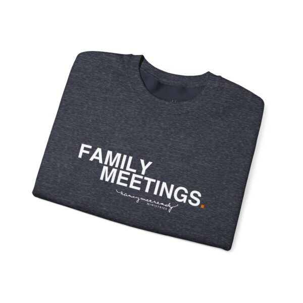 Family Meetings | Unisex Heavy Blend™ Crewneck Sweatshirt - Image 11