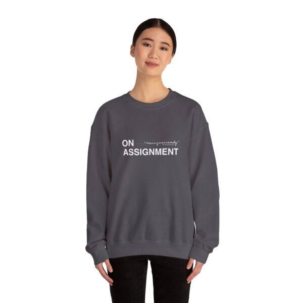 On Assignment | Unisex Heavy Blend™ Crewneck Sweatshirt - Image 15