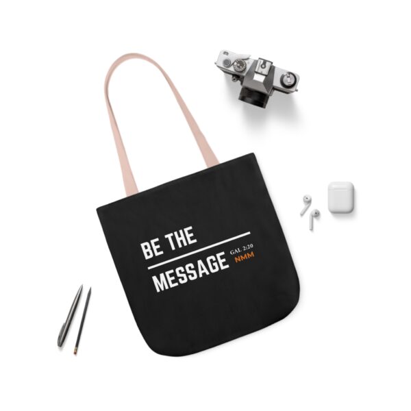 Be The Message Polyester Canvas Tote Bag - Image 35