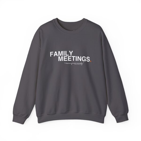 Family Meetings | Unisex Heavy Blend™ Crewneck Sweatshirt - Image 13