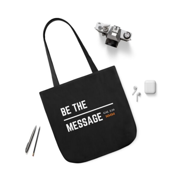 Be The Message Polyester Canvas Tote Bag - Image 47