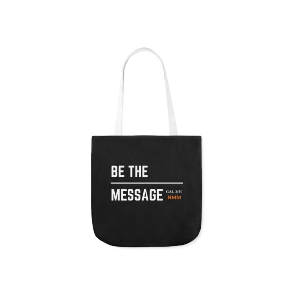 Be The Message Polyester Canvas Tote Bag - Image 17