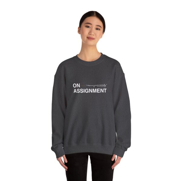 On Assignment | Unisex Heavy Blend™ Crewneck Sweatshirt - Image 9