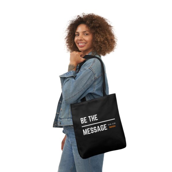 Be The Message Polyester Canvas Tote Bag - Image 28