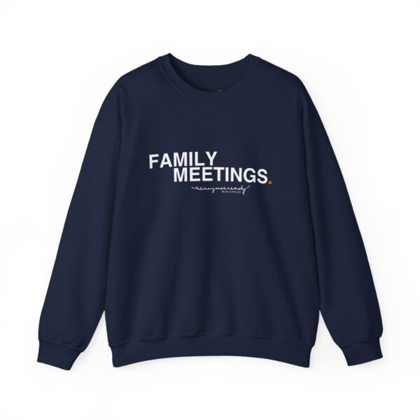 Family Meetings | Unisex Heavy Blend™ Crewneck Sweatshirt - Image 16