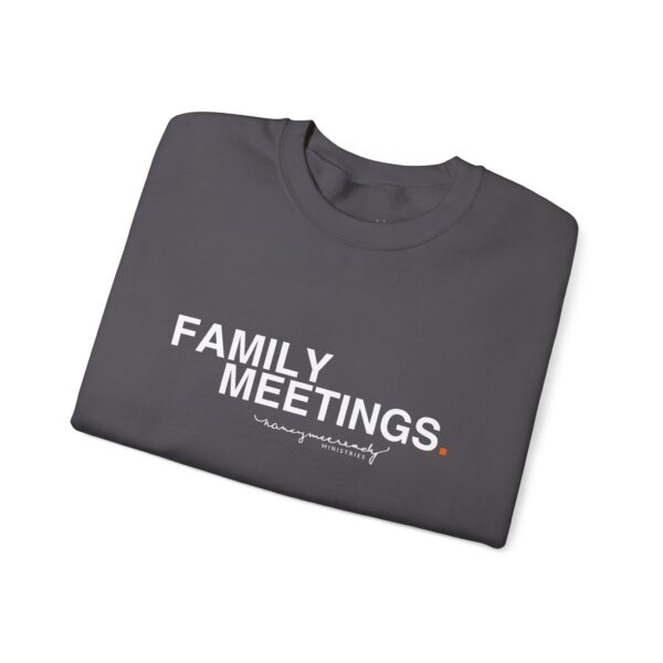 Family Meetings | Unisex Heavy Blend™ Crewneck Sweatshirt - Image 14