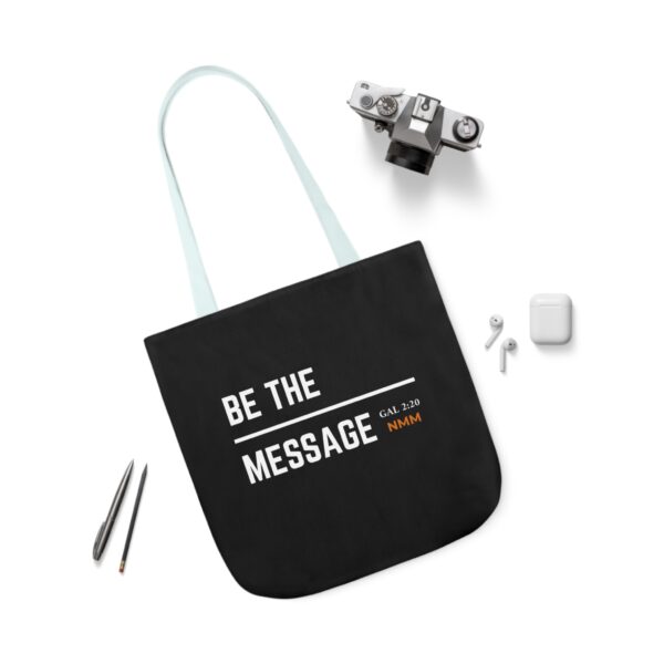 Be The Message Polyester Canvas Tote Bag - Image 51